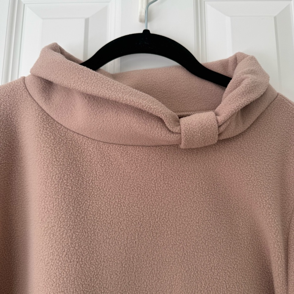 Dudley Stephens Blush Pink Fleece Pullover Women’s Top Cozy Chic Size XXL - Picture 4 of 11